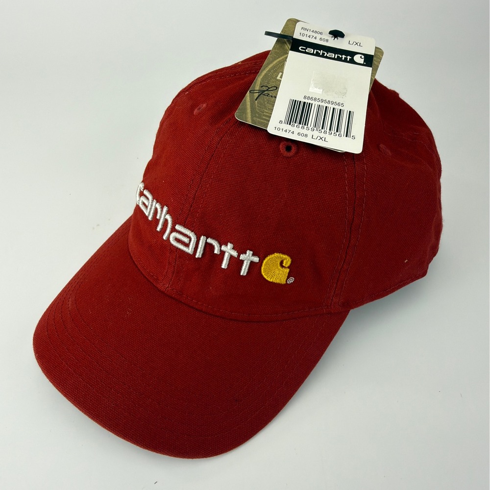 Carhartt Stretch Fitted Force Sweatband Hat Mens L/XL Red 101474‎ 608 NWT
